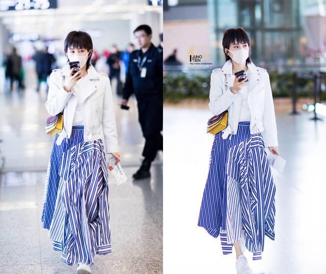  「陈乔恩」王子文和陈乔恩花式撞衫，网友：大娘和美少女的差别一目了然