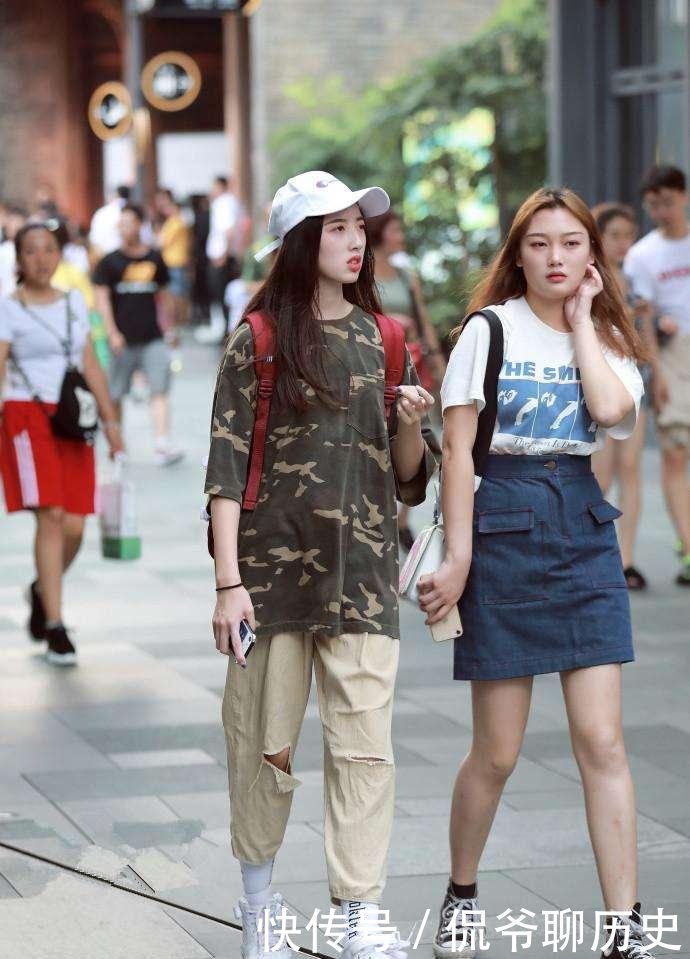  『大饱眼福』街头美女如云，让人大饱眼福！