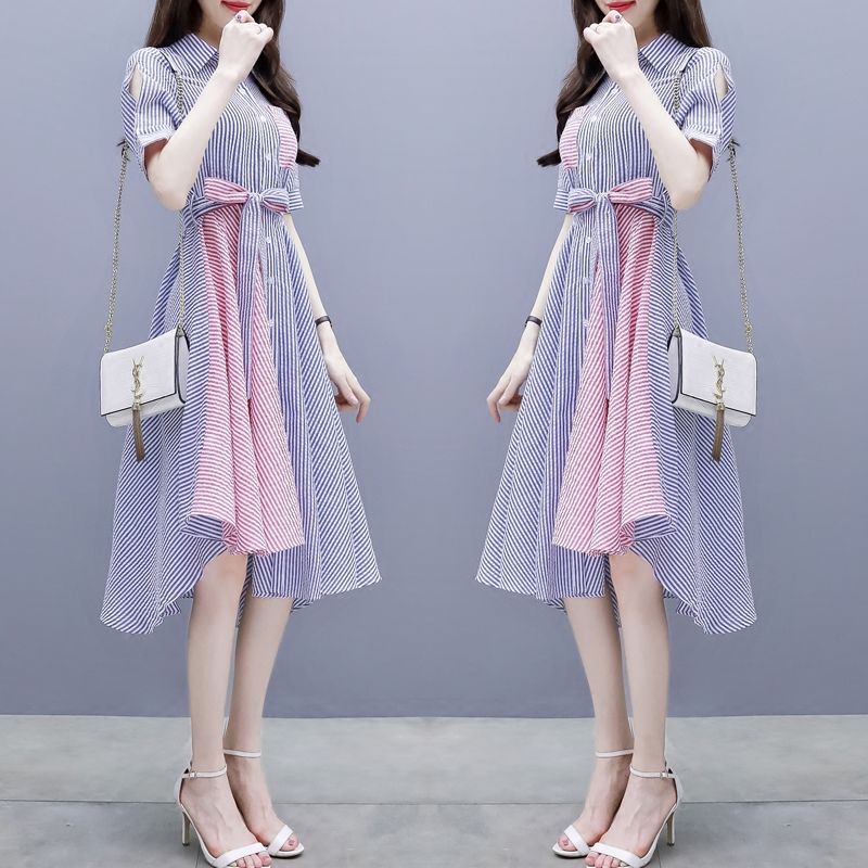 天哪!这么高档的真丝裙一件只要几十，嫂子一口气买三件，太值了