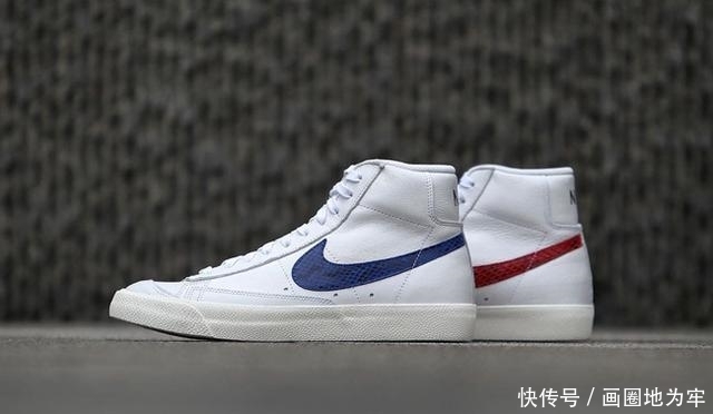 『Blazer』阴阳蛇纹加持!全新 Nike Blazer Mid 即将发售