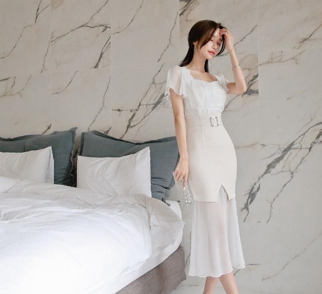  「透纱」孙允珠-清纯花蕾优雅透纱鱼尾裙鉴赏