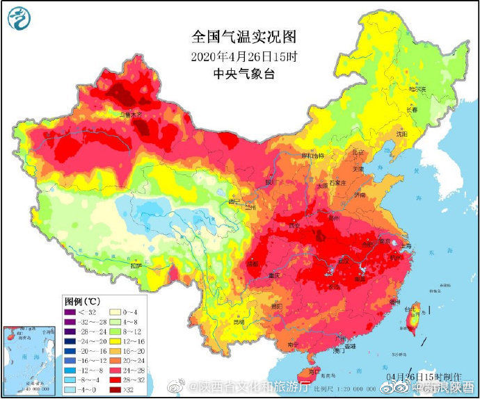  『安心』秋裤终于安心“下岗”！今天陕西多地气温破30°C