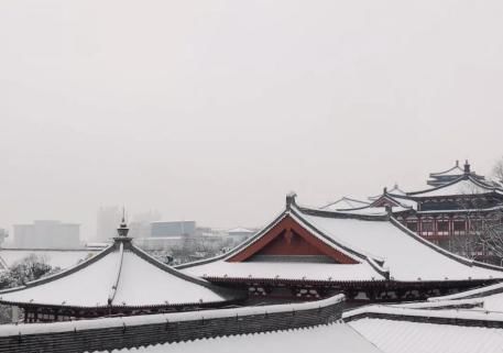 一朝长安雪,半梦醉人间,一眼万年的美,就是现在了