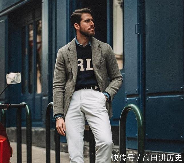 牛仔裤搭:能穿好白色裤子的男人,魅力都不会差!这样穿造型优雅时髦