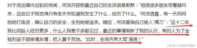 何洁被指婚内出轨后8个月才反击,是忍无可忍还是想炒作?