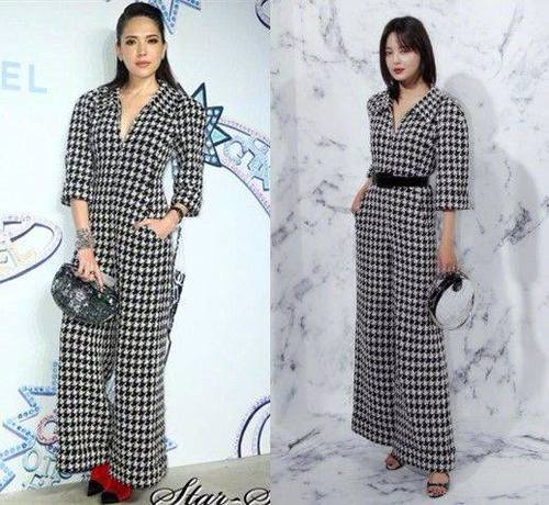 辛芷蕾凭着这双腿赢了不少人,但撞衫关晓彤,输的心服口服!