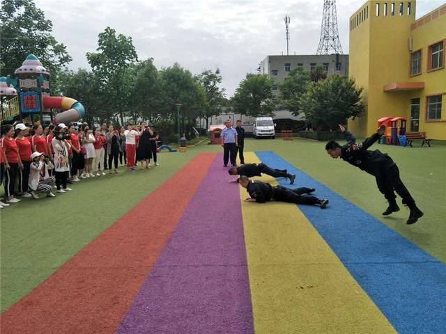 澄城模式 护校安园再发力反恐演练强实战_【快