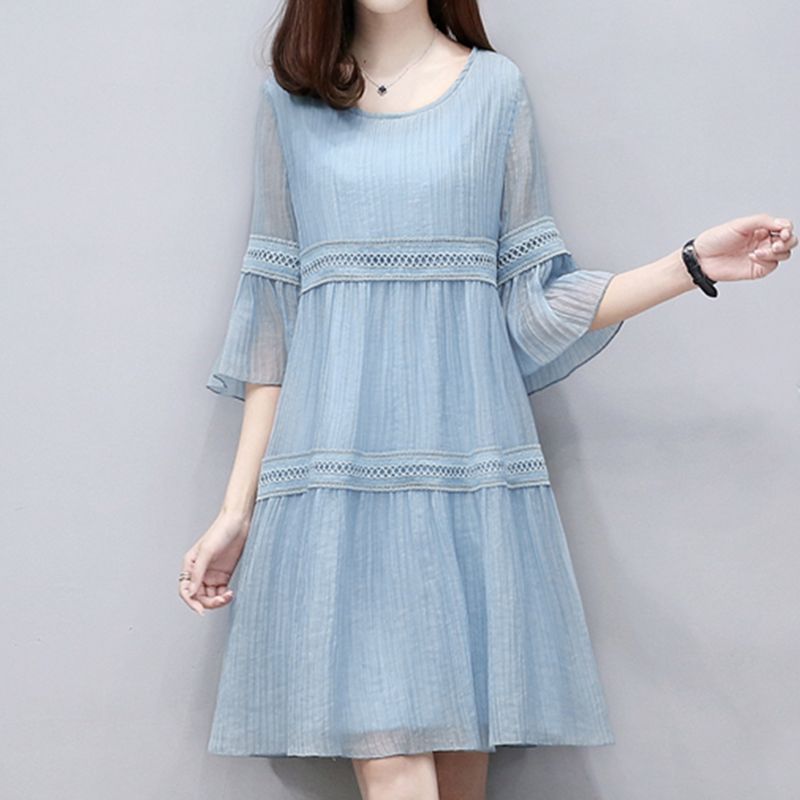 略丰满的女人，建议多穿这几种裙子，女人味十足，显瘦超美嫩