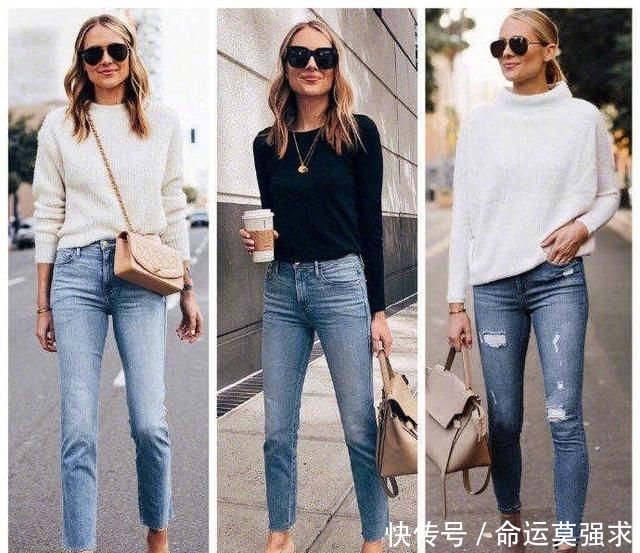 「欧美」牛仔裤如何穿出高级感?分享27套欧美风格搭配,照着穿就很大气