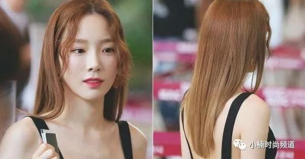 大明星也爱平价时尚！泰妍波浪刘海搭配露背装现身机场！