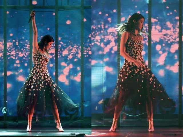 昔日女神接连撞衫赵丽颖范冰冰,差距一目了然,网友:女神真老了