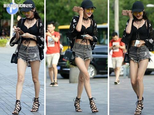 大长腿美女这么穿,高到让你满屏,将内衣当成衣服穿美出你的范!