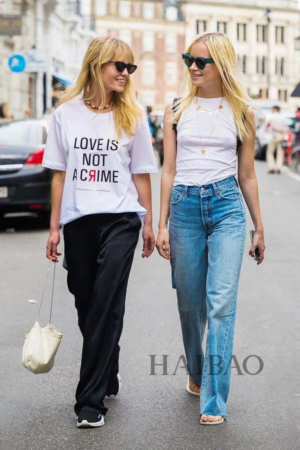 这个夏天来点“颜色”瞧瞧！白色上衣+缤纷下装的三种穿搭方式：