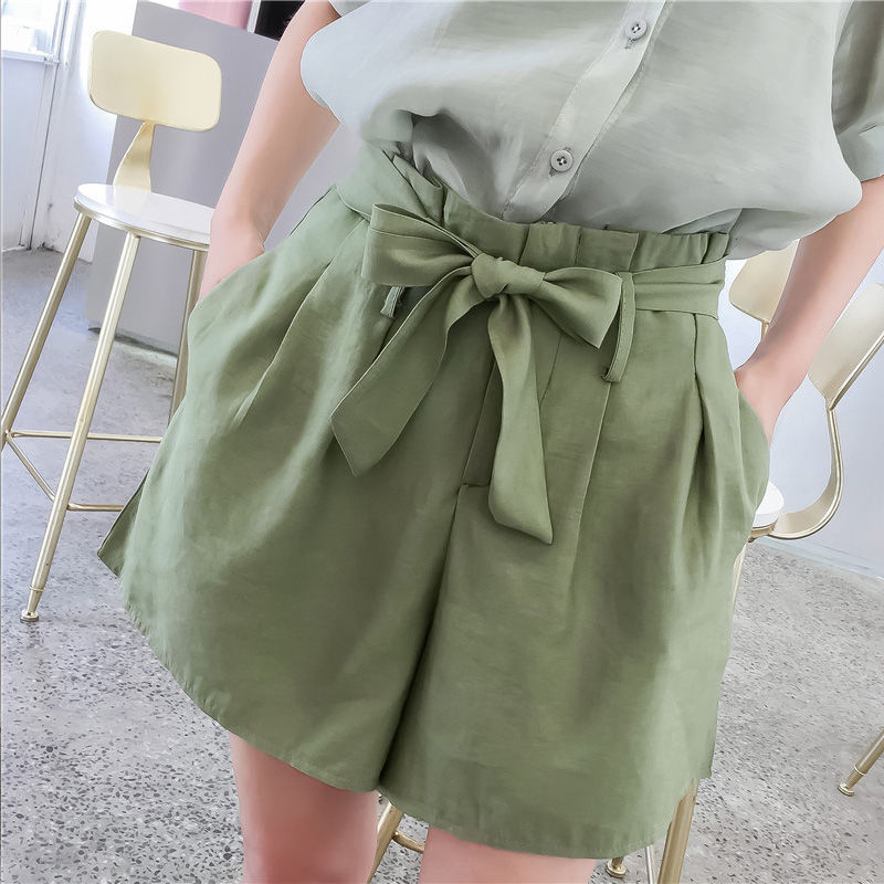 个子小腿粗的女人别穿紧身裤,试试阔腿裤套装,洋气的甩裙八条街