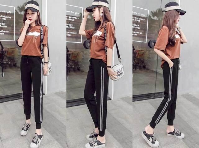 过时的裤子不要穿了，今年很流行的5条运动裤，搭配t恤最潮!