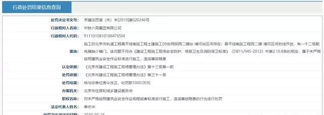 中建、中铁、铁建，多个工程局遭处罚