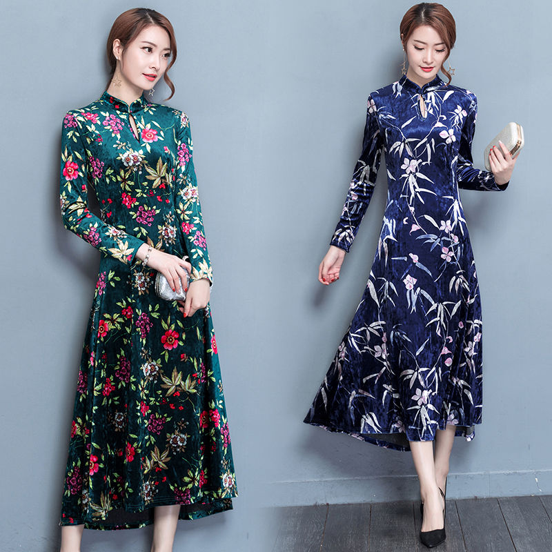 中国美:旗袍!显气质，遮肉显瘦，充满东方古典美