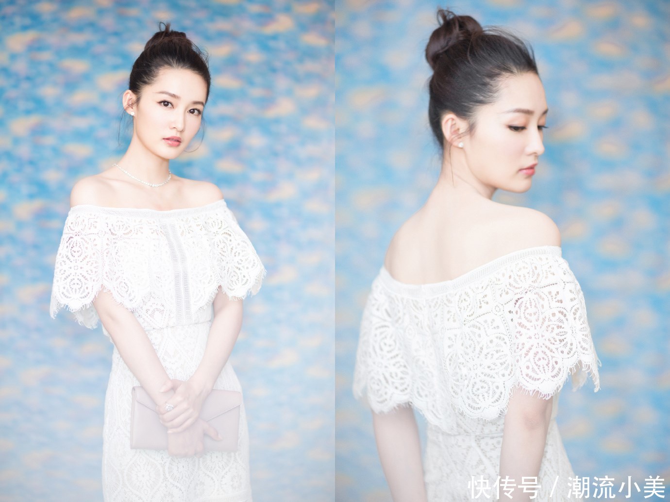 李沁还真是会穿!皮裤配粉色衬衫好干练,大长腿超吸晴!