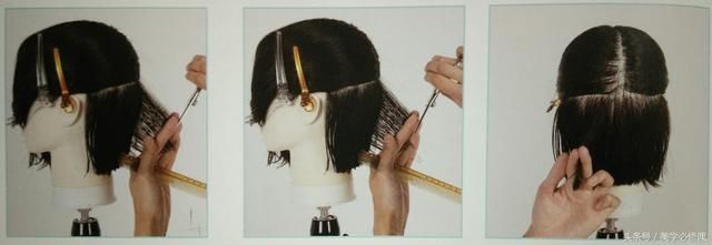 剪发必修课：时尚短发“前长后短”波波头，详细裁剪步骤，速收藏