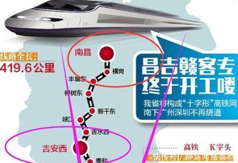 江西正在大力修建一条高铁, 总投资约532亿, 预计2019年年底竣工