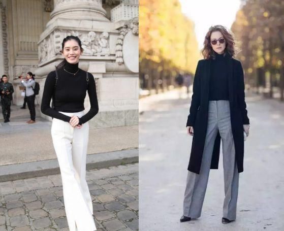 秋天来了，腿粗胯宽的女人，3种阔腿裤别穿了，邋遢显矮还俗气！