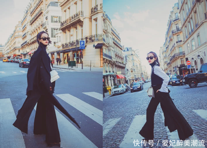 宋茜咋就这么厉害呢？阔腿裤都能穿成裙子，看得我都糊涂了！