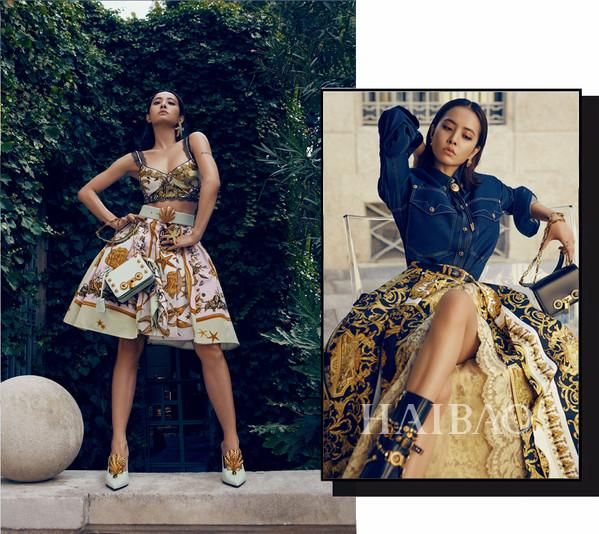 范思哲  集结四位风格女神，亲身示范七款Versace Icon包袋