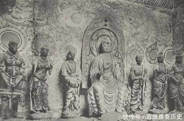 敦煌旧影法国人拍下被破坏前的敦煌莫高窟,美的令人心碎