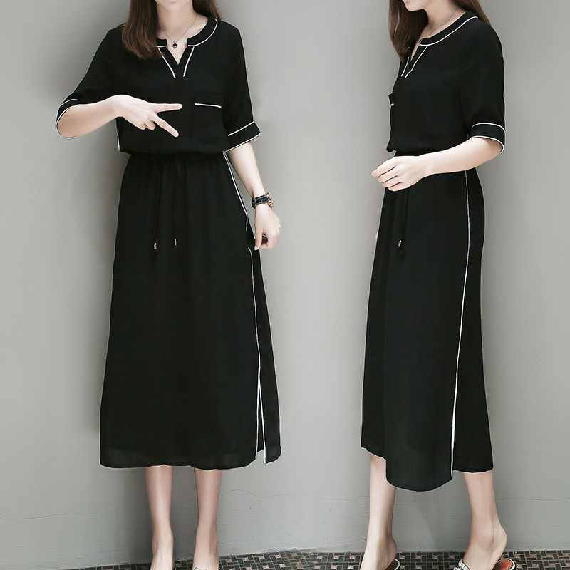 女人，腿粗胯宽，建议穿这10件小黑裙，一件上身美的自信精致