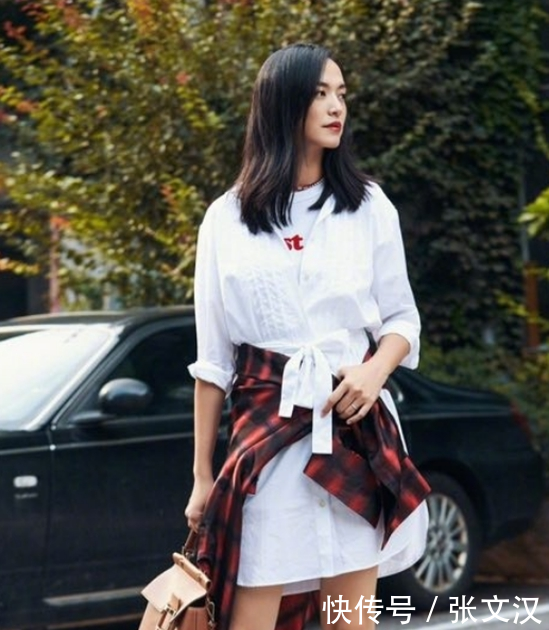 姚晨越来越有范了!穿衬衣玩时尚,网友这腿太撩人了!