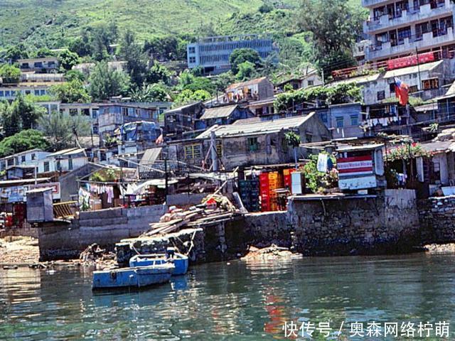老照片三十五年前的香港,赤柱商铺大澳渔港
