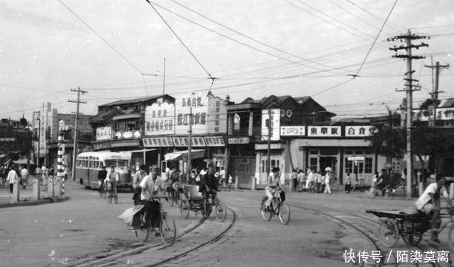  #京城著名#北京老照片1956年，街头巷尾城市生活