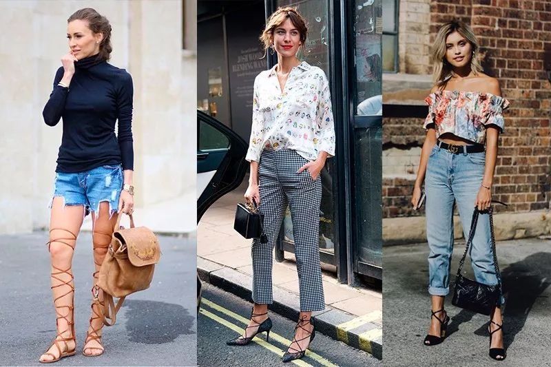 倪妮穿热巴同款绑带鞋,腿却输了?3条穿鞋准则,让你显高显瘦腿长