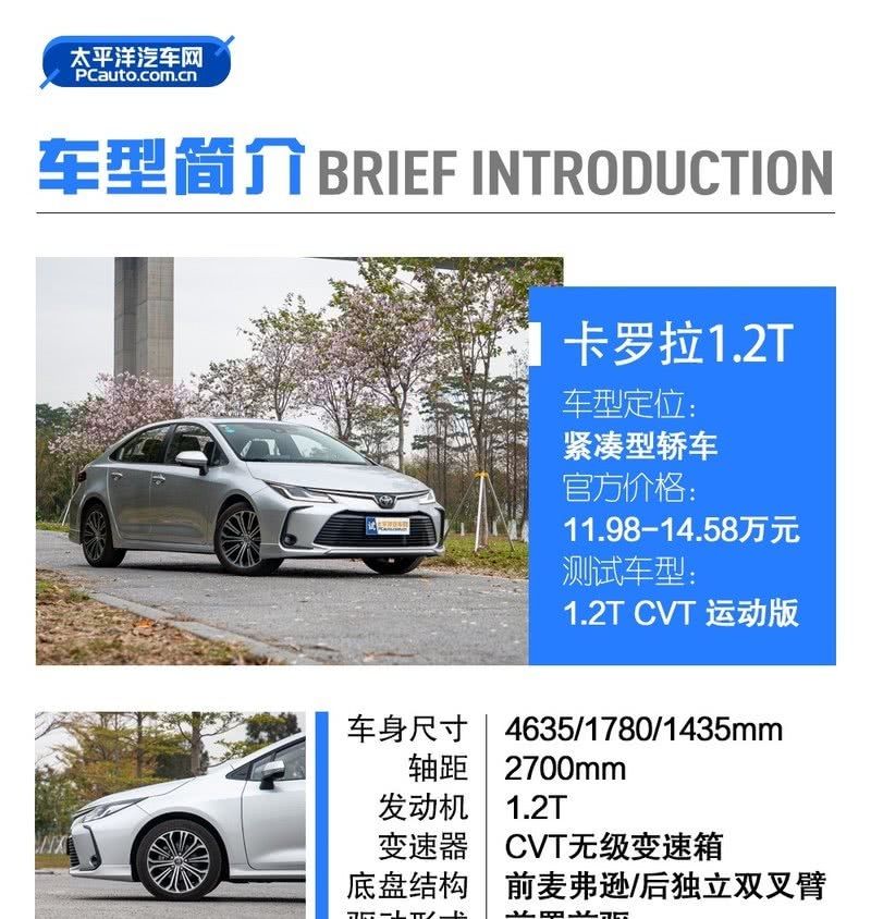  【主销】主销排量还是它 测试全新卡罗拉1.2T 运动版