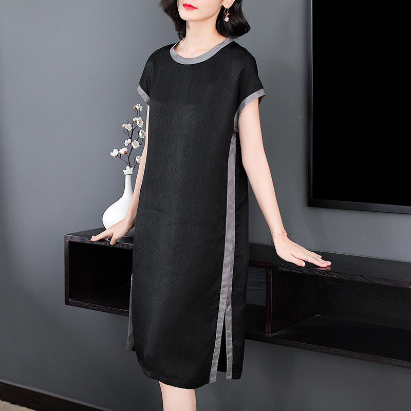 老婆贼会搭!新款优雅的高档氨丝裙+时尚高跟鞋，真是迷死人了