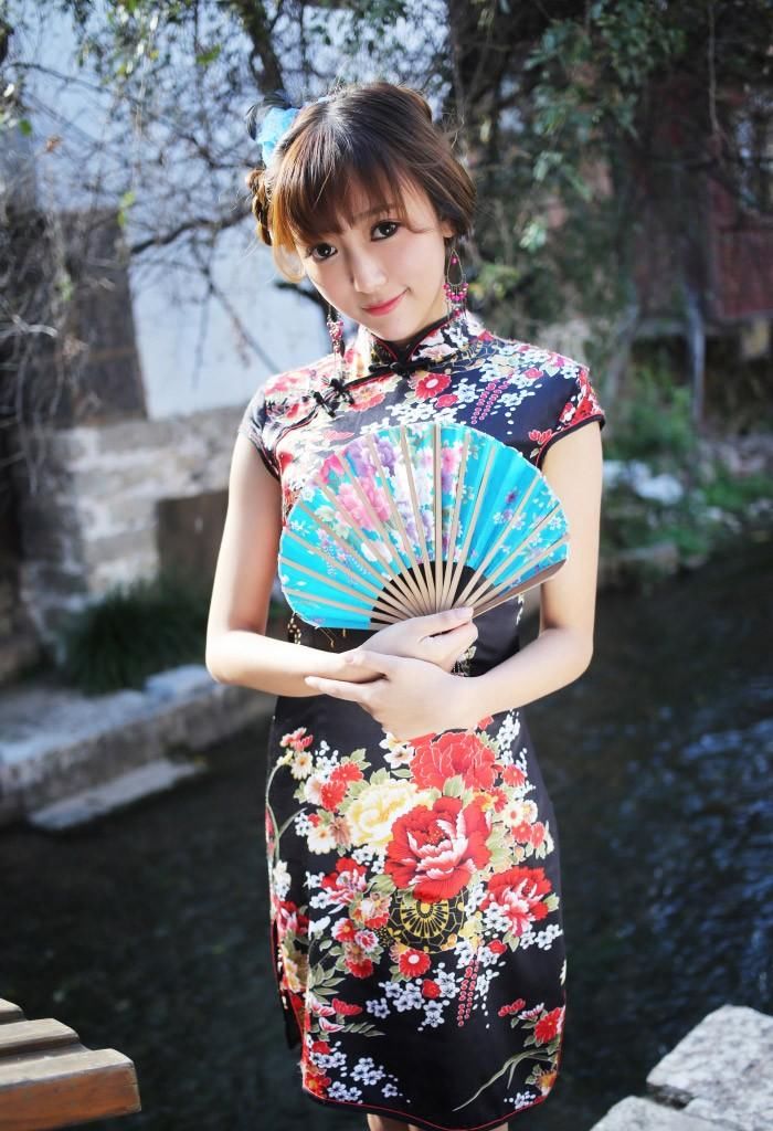 旗袍美女古典优雅