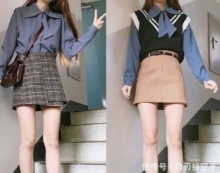  【气质】充满淑女气质的初春穿搭，温柔针织衫＋半裙，一起甜美的过春天吧
