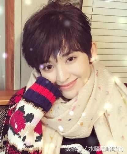 娜扎短发新发型引起粉粉丝叫，撞见大幂幂，新发型要保持啊！