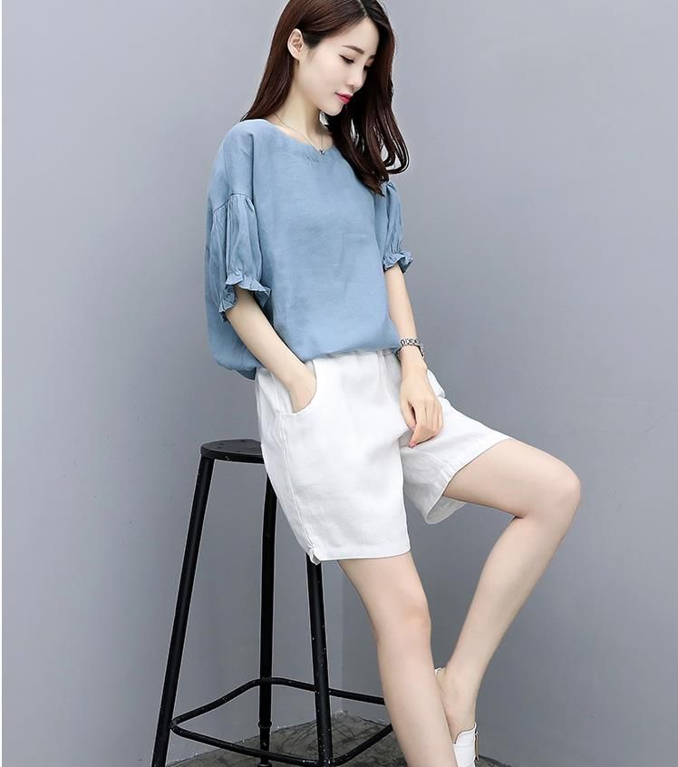 哇!这妹子身材啥那么好?竟穿短裤套装+高跟，美得刚刚好