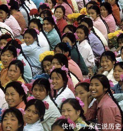  『老照片』老照片 美国人镜头下70年代的中国, 女孩十分养眼!