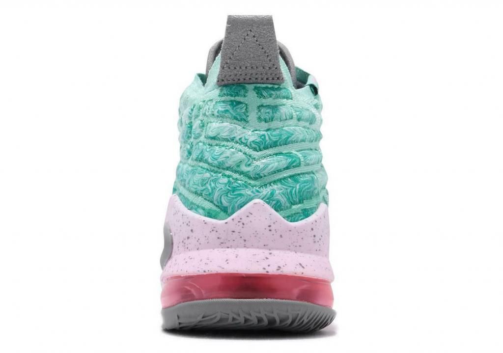 #南海岸#LeBron 17推新款 蓝绿配粉色重返南海岸