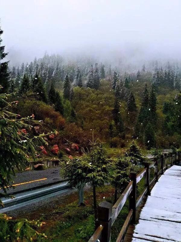你在北方热浪里举步维艰，四川的这个地方却大雪纷飞