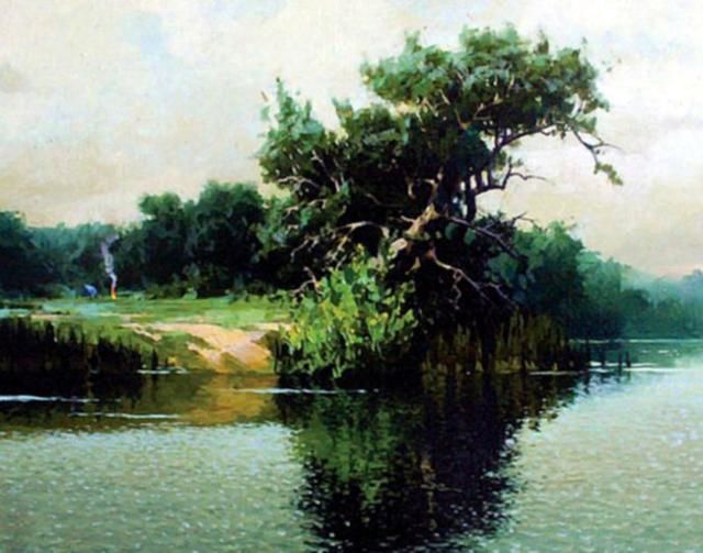 【醉在画中】俄罗斯画家米哈伊尔.费多罗夫风景油画