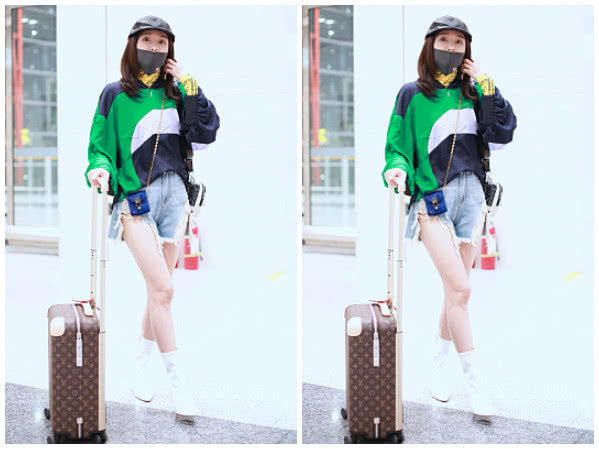 37岁秦岚敢穿！热裤开边嘻哈风性感又减龄，网友：身材不输杨颖