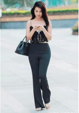 街拍:图2差点春光乍现，图3大胯骨超性感，图4告白你敢答应嘛?