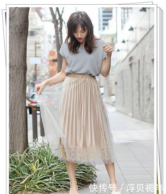  『春夏』春夏不同颜色的长裙搭配示范！掌握了就不会出错的半身裙穿搭技巧