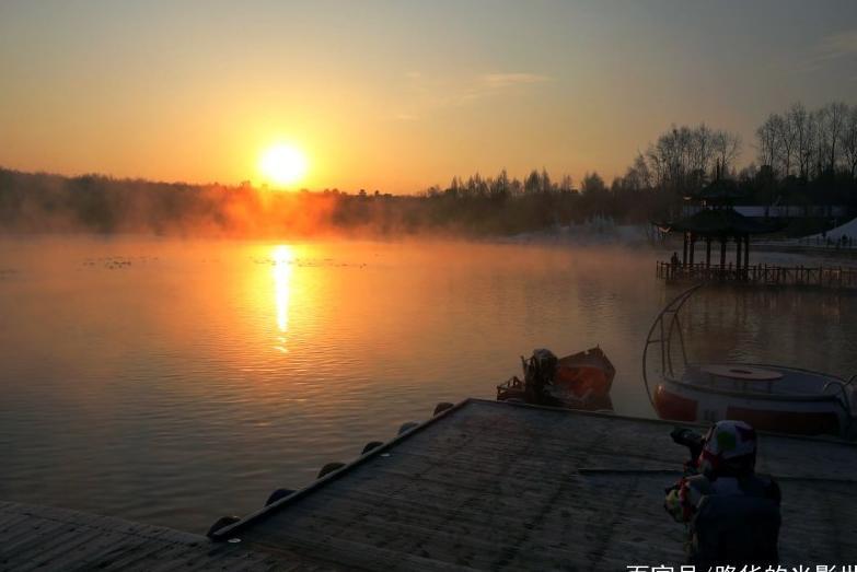 冬游长白山西北麓露水河碧泉湖