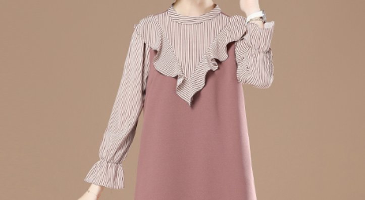 很多人都以为我减肥成功了,其实多亏这A字裙,不但显高挑还藏肉