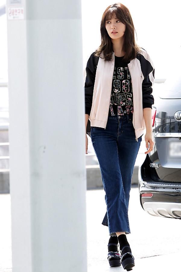 林珍娜不仅拥有国际认证的最美脸宠，细腰长腿更是分分钟迷倒你