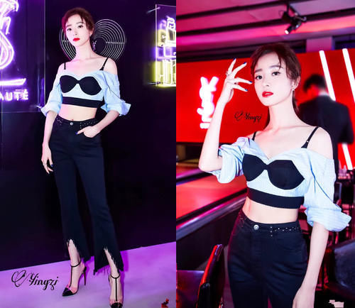 宋茜内衣外穿被小粗腿抢镜,看到胡冰卿,网友:想知道怎么穿上去的